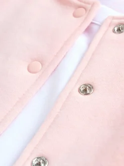 Next Pink/White Baby Jacket, Top and Leggings Set 3 Piece (0mths-2yrs)^ Sets & Coords