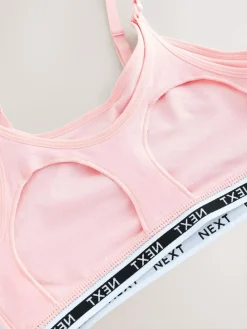 Online Next Maternity Nursing Crop Ultimate Comfort Tops 2 Pack Pink/White