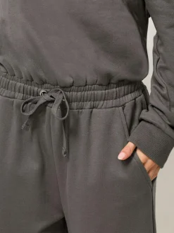 PixieGirl Petite Grey Sweat Wide Leg Jumpsuit^Women Jumpsuits & Playsuits