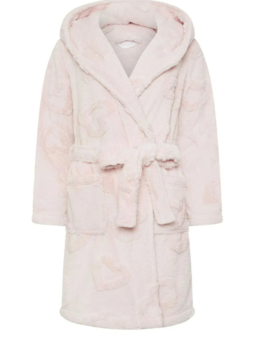 Discount PixieGirl Petite Pink Short Hooded Robe