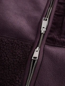 Next Cord Block Zip Through Funnel Fleece^ Sweatshirts & Hoodies|Sweatshirts & Hoodies