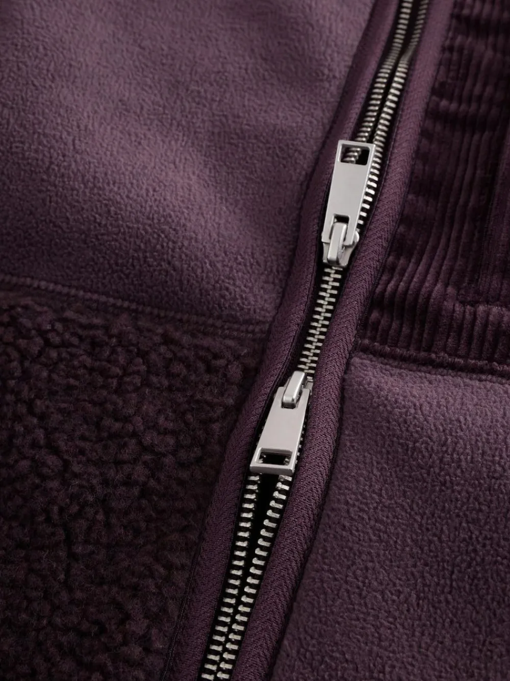 Next Cord Block Zip Through Funnel Fleece^ Sweatshirts & Hoodies|Sweatshirts & Hoodies