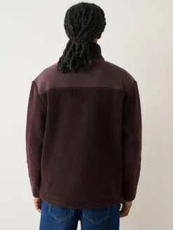 Next Cord Block Zip Through Funnel Fleece^ Sweatshirts & Hoodies|Sweatshirts & Hoodies