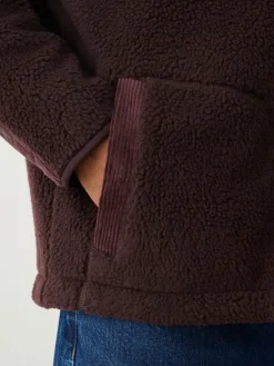 Next Cord Block Zip Through Funnel Fleece^ Sweatshirts & Hoodies|Sweatshirts & Hoodies