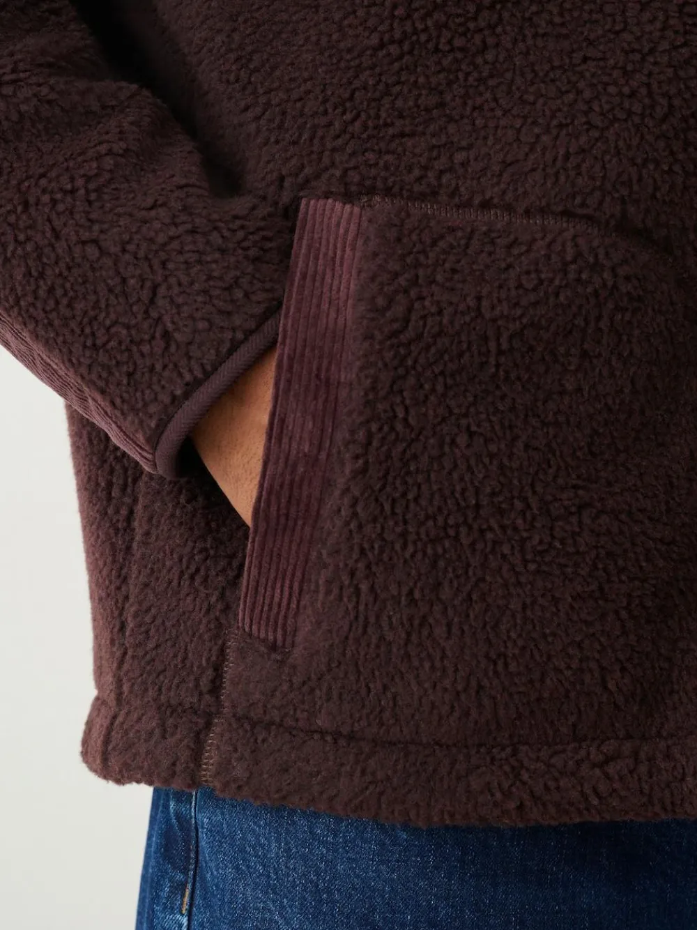 Next Cord Block Zip Through Funnel Fleece^ Sweatshirts & Hoodies|Sweatshirts & Hoodies