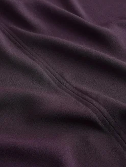 Clearance Next Plum Purple Long Sleeve V-Neck Blouse