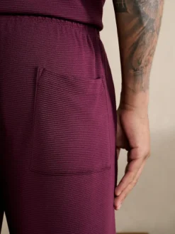 Best Next TENCEL™ Modal Blend Short Sleeve Pyjamas Set Plum Purple