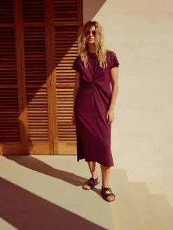 Next Twist Short Sleeved T-Shirt Summer Dress^Women Midi Dresses|Dresses