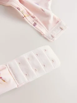 Next Plum Purple/Floral Print Full Cup A-E Smoothing Ultimate Comfort Bras 2 Pack^Women Bras