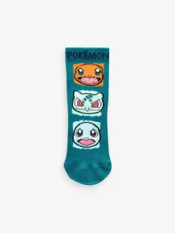 Next Pokémon Multi Gaming Cotton Rich Socks 3 Pack^BOY Socks