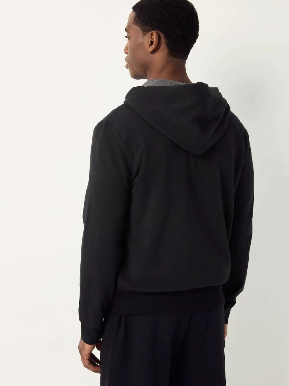 Polo Ralph Lauren Black Loungewear Zip Through Jersey Stretch Hoodie^ Loungewear
