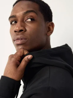 Polo Ralph Lauren Black Loungewear Zip Through Jersey Stretch Hoodie^ Loungewear