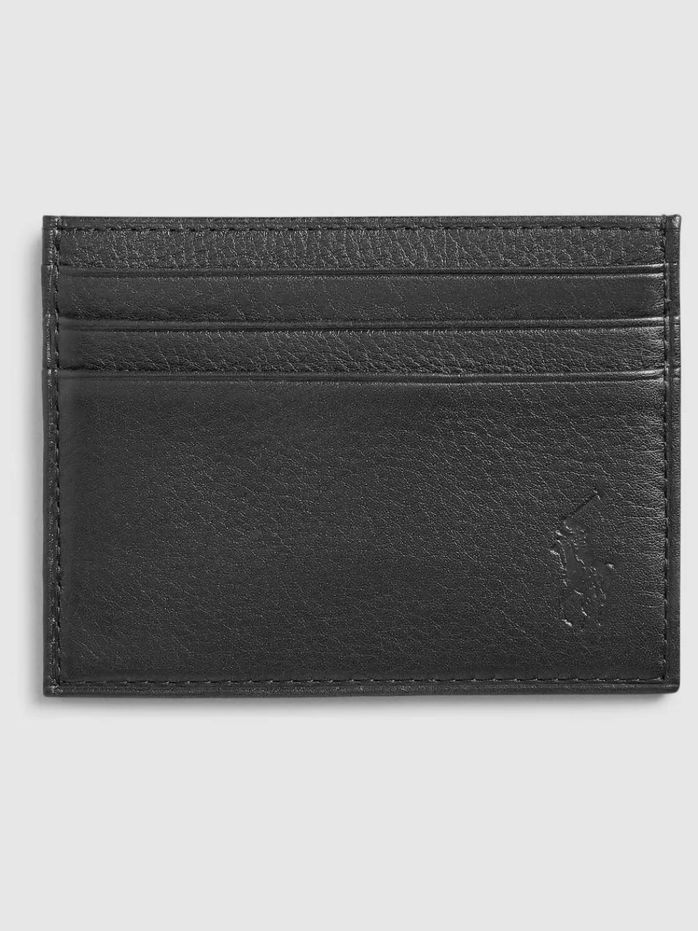 Online Polo Ralph Lauren Black Leather Card Holder