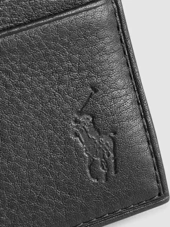 Online Polo Ralph Lauren Black Leather Card Holder