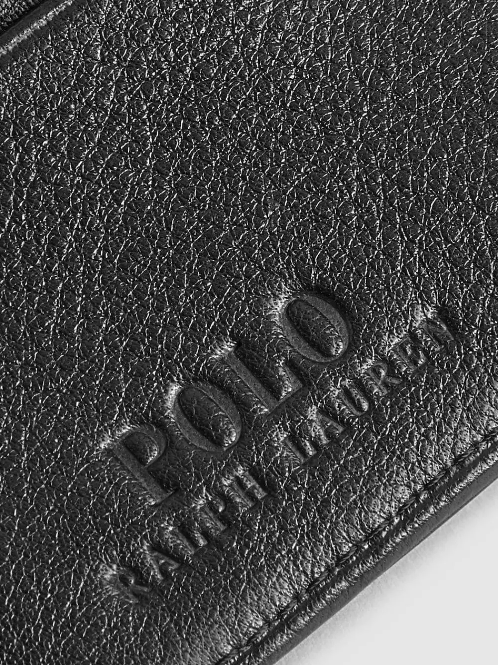 Online Polo Ralph Lauren Black Leather Card Holder