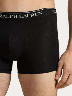 Polo Ralph Lauren Black Stretch Cotton Boxers 3 Pack^ Underwear|Underwear