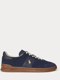 Polo Ralph Lauren Hertitage Aera Suede Mix Trainers^ Sneakers
