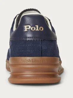 Polo Ralph Lauren Hertitage Aera Suede Mix Trainers^ Sneakers