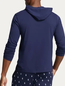Hot Polo Ralph Lauren Blue Jersey Cotton Hoodie