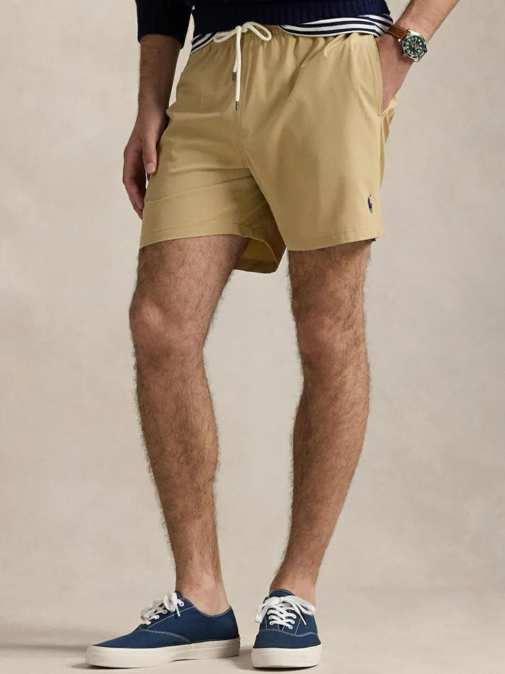 Polo Ralph Lauren Traveller Classic Swim Shorts Cream