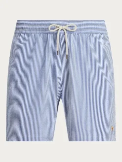 Polo Ralph Lauren Traveler Classic Seersucker Logo Swim Shorts^ Swimwear