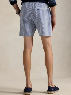 Polo Ralph Lauren Traveler Classic Seersucker Logo Swim Shorts^ Swimwear
