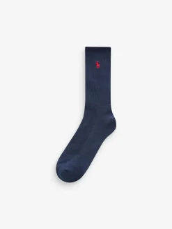 Polo Ralph Lauren Ribbed Crew Socks 6 Pack Multi