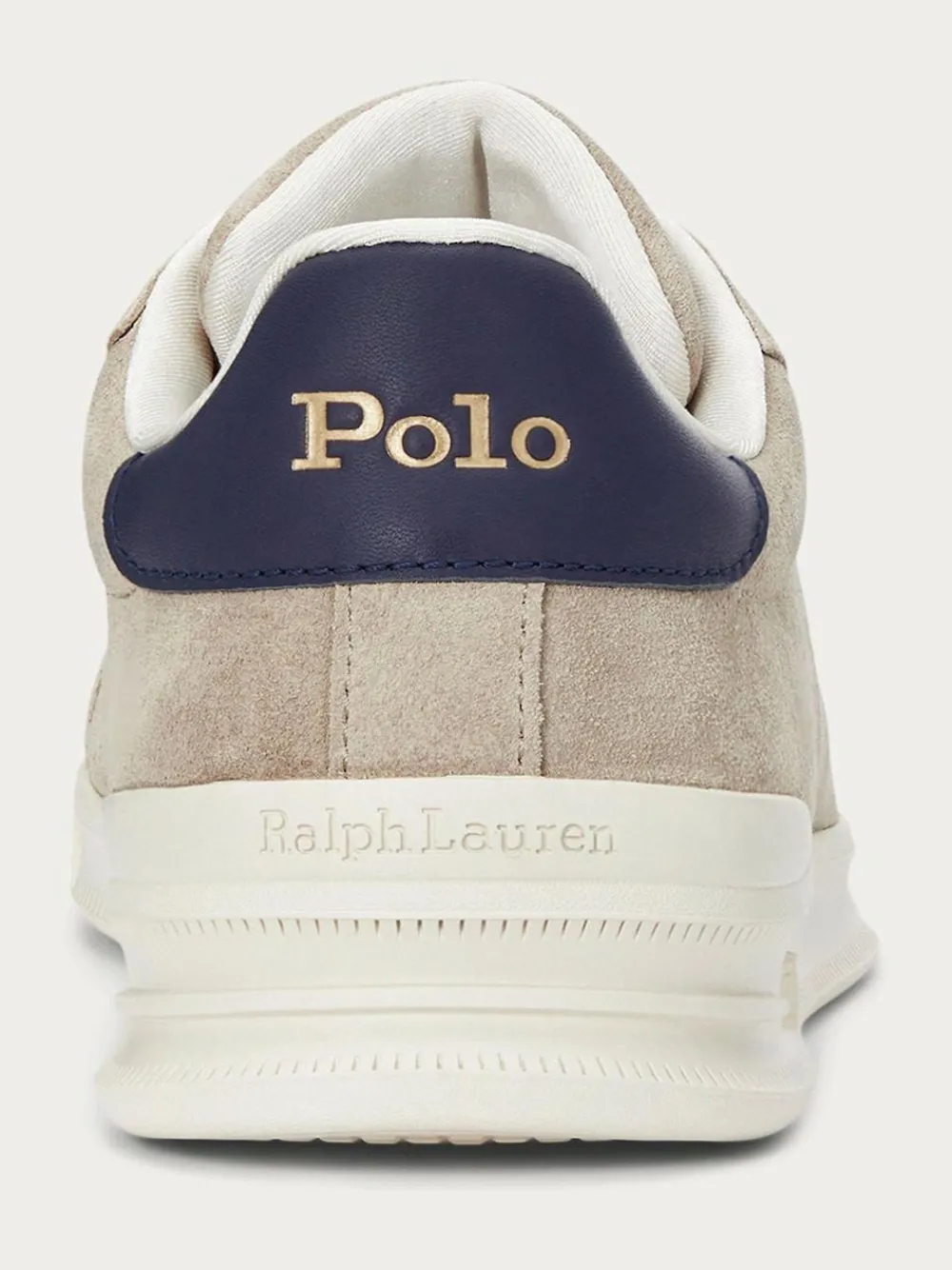 Outlet Polo Ralph Lauren Natural Heritage Court II Leather Trainers