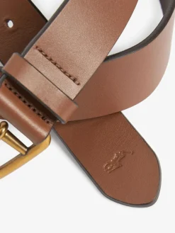 Polo Ralph Lauren Saddle Leather Logo Belt^ Belts & Braces