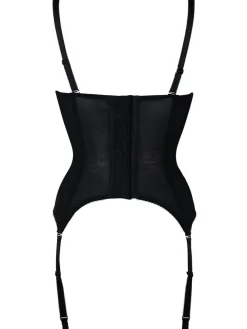 Best Pour Moi Black Amour Padded Underwired Strapless Basque Bra