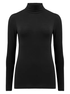 Sale Pour Moi Roll Neck Second Skin Thermal Black