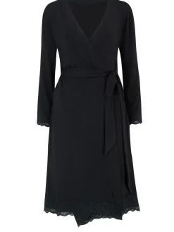 Pour Moi Sofa Loves Lace Jersey Wrap Gown^Women Bathrobes