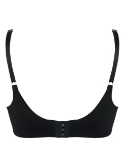 Online Pour Moi Viva Luxe Non-Padded Side Support Bra Black