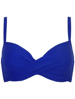 Discount Pour Moi Blue Balcony Free Spirit Bikini Top