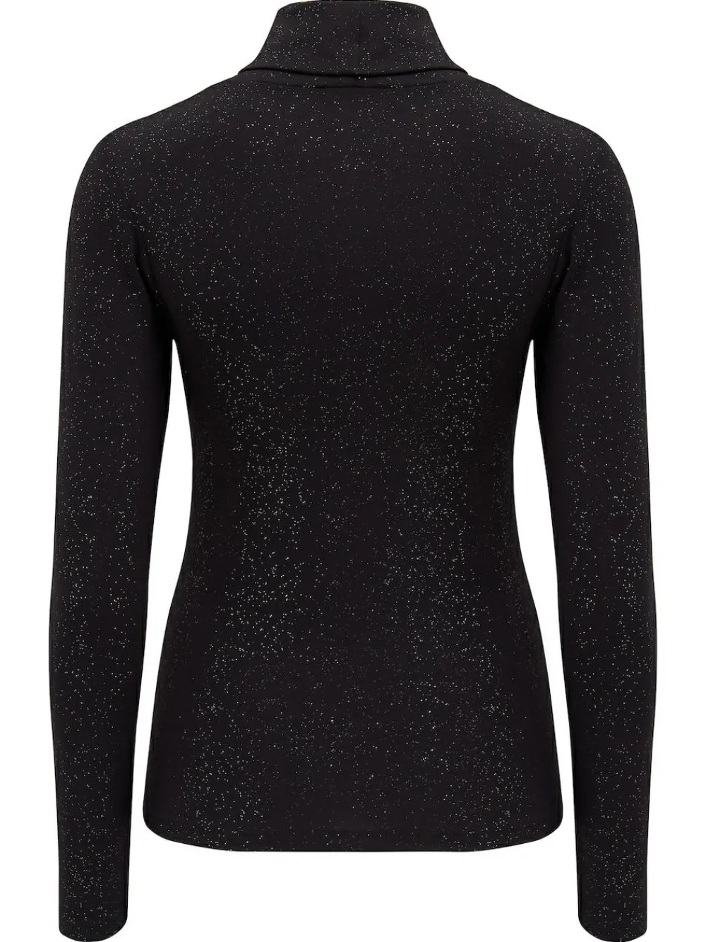 Hot Pour Moi Roll Neck Second Skin Thermal Glitter Black