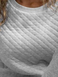 Pour Moi Grey Quilted Lounge Pyjamas^Women Pyjamas|All Night & Lounge