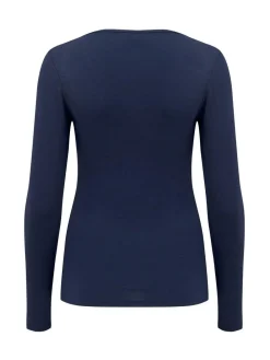 Pour Moi Navy Long Sleeve Second Skin Thermal^Women Thermals