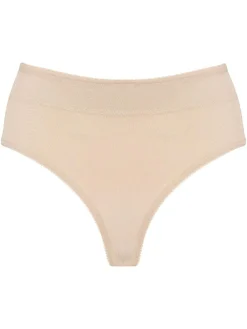 Hot Pour Moi Hourglass Shapewear Firm Tummy Control Thong Nude