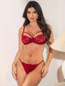 Pour Moi India Bold Floral Embroidery Non Pad Bra^Women Dd+ Range|Bras