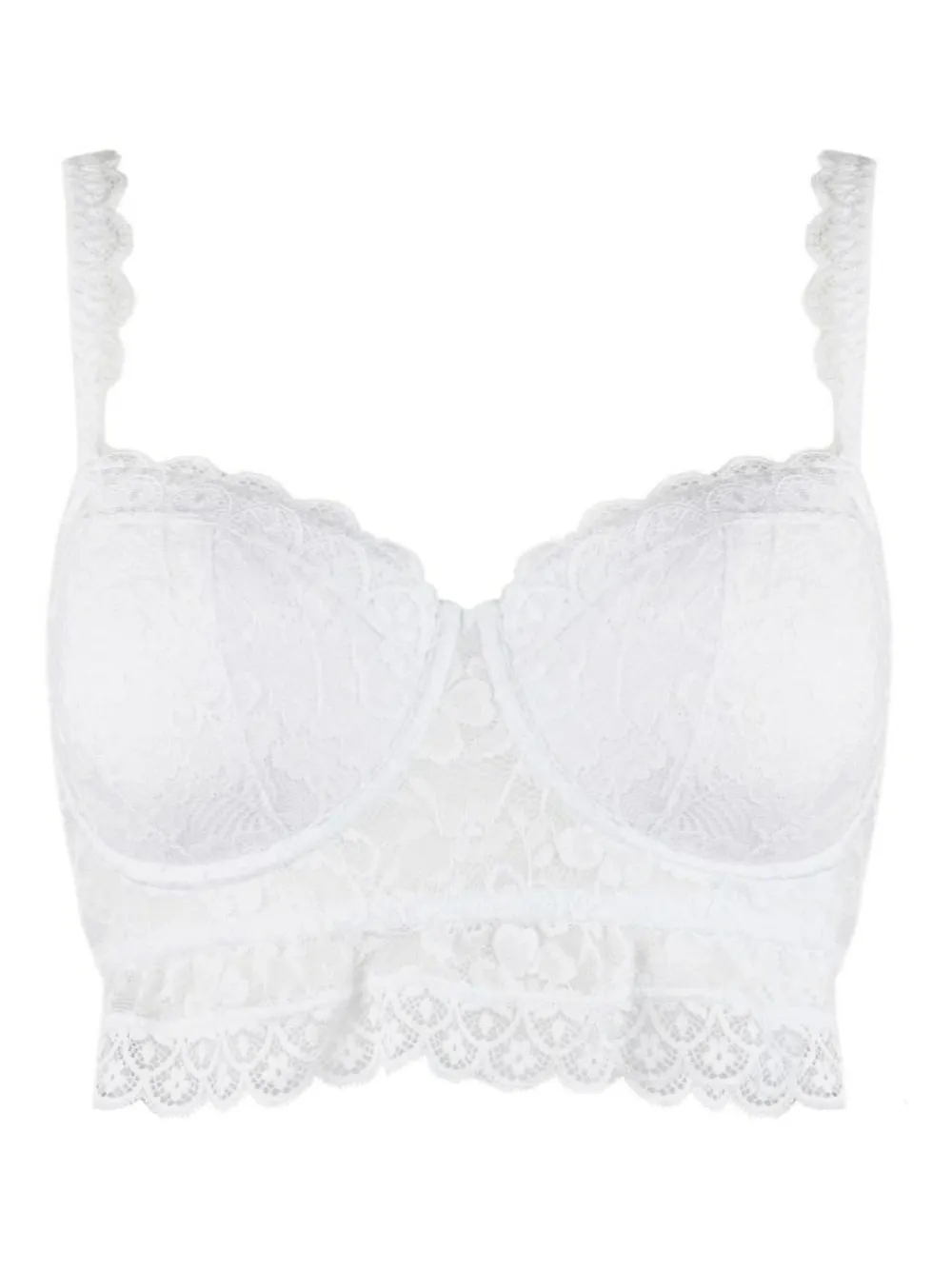 Online Pour Moi Strapless Rebel Bra White