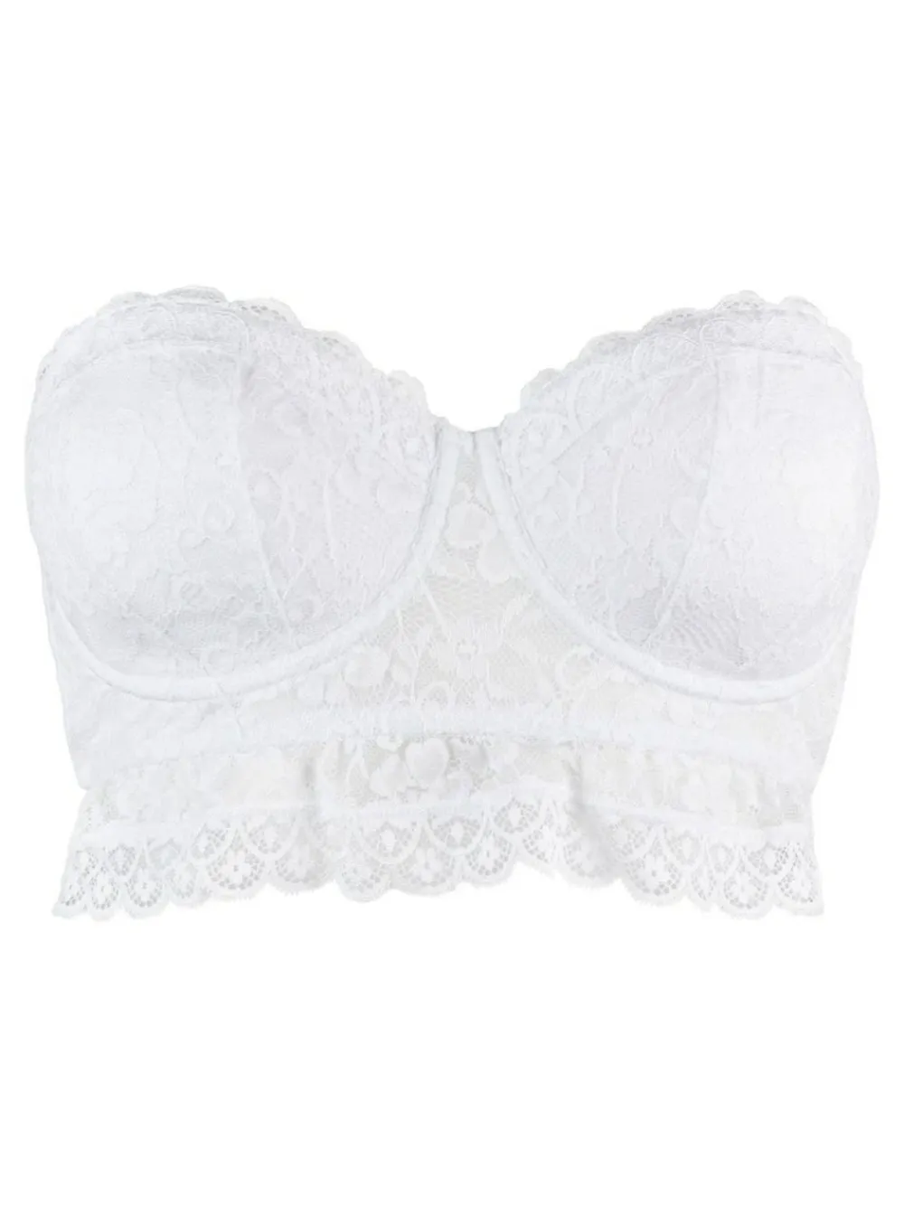 Online Pour Moi Strapless Rebel Bra White
