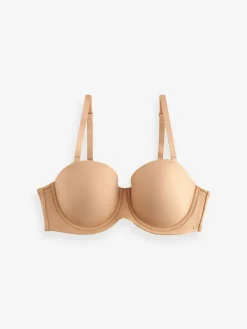 Discount Next DD+ Light Pad Strapless Multiway Ultimate Comfort Bra Praline Nude