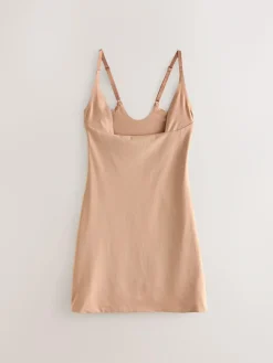 Outlet Next Shaping Medium Control Premium Cotton Wear Your Own Bra Slip Praline Nude