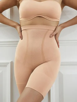 Online Next Thigh Smoother Short Seamless Firm Tummy Control Shaping Briefs Praline Nude