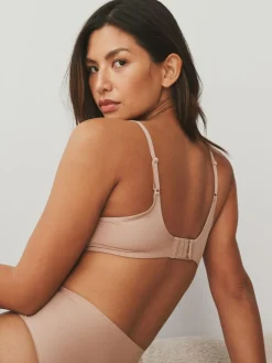 Clearance Next Praline Nude/White Full Cup A-E Smoothing Ultimate Comfort Bras 2 Pack