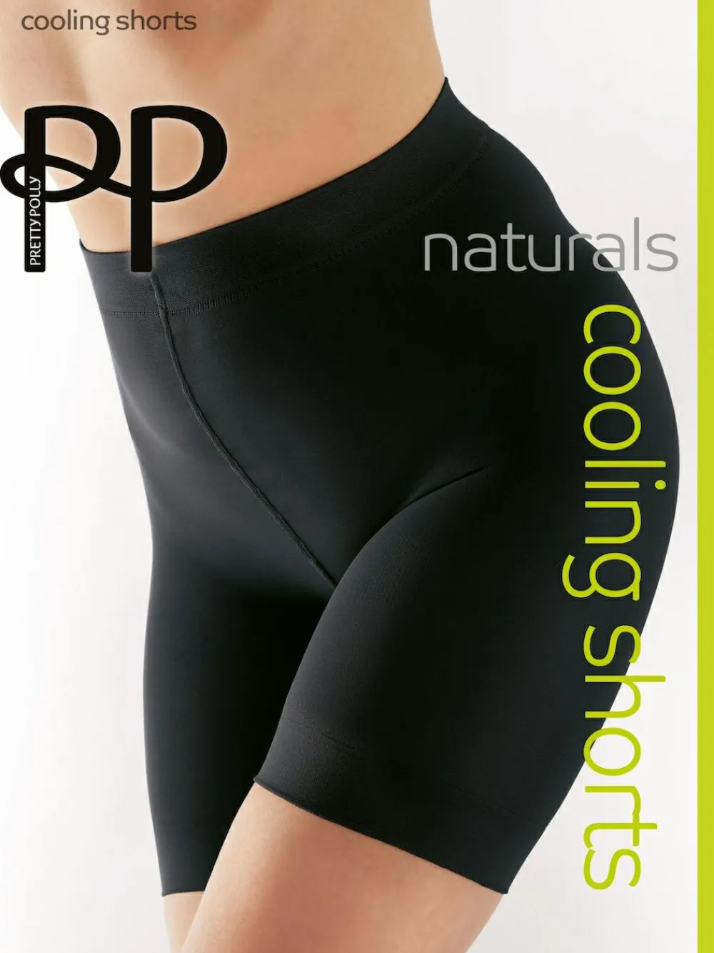 Pretty Polly Cooling 100 Denier Black Shorts 2 Pack^Women Shorts