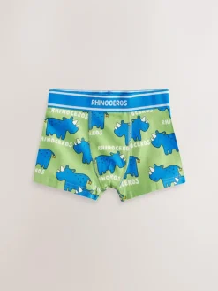 Clearance Next Boxers Trunks 5 Pack (1.5-16yrs) Primary Animals