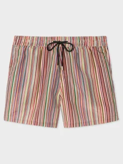 PS Paul Smith Black Printed Swim Shorts^ Swimwear