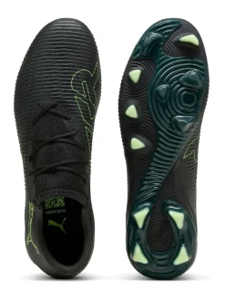 Puma Black Mens Future 8 Match Low Firm Ground Football Boots