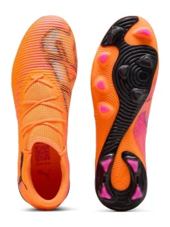 Puma Orange Mens Future 8 Match Low Firm Ground Football Boots^ Soccer Cleats
